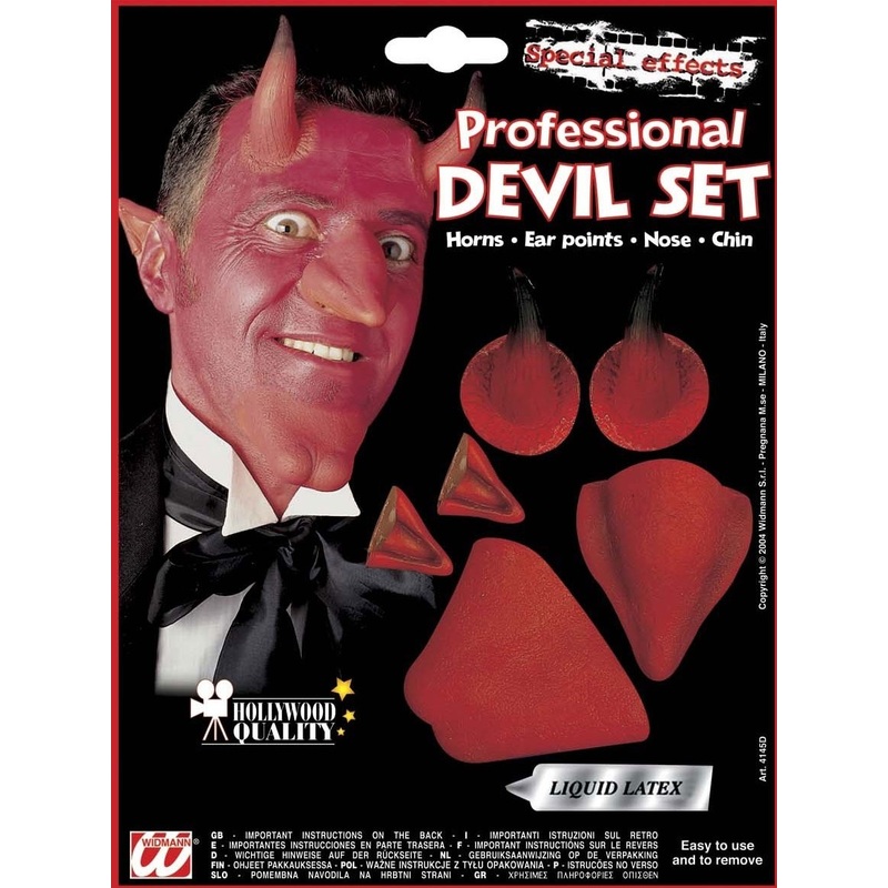 XXL devil set latex 4 pieces