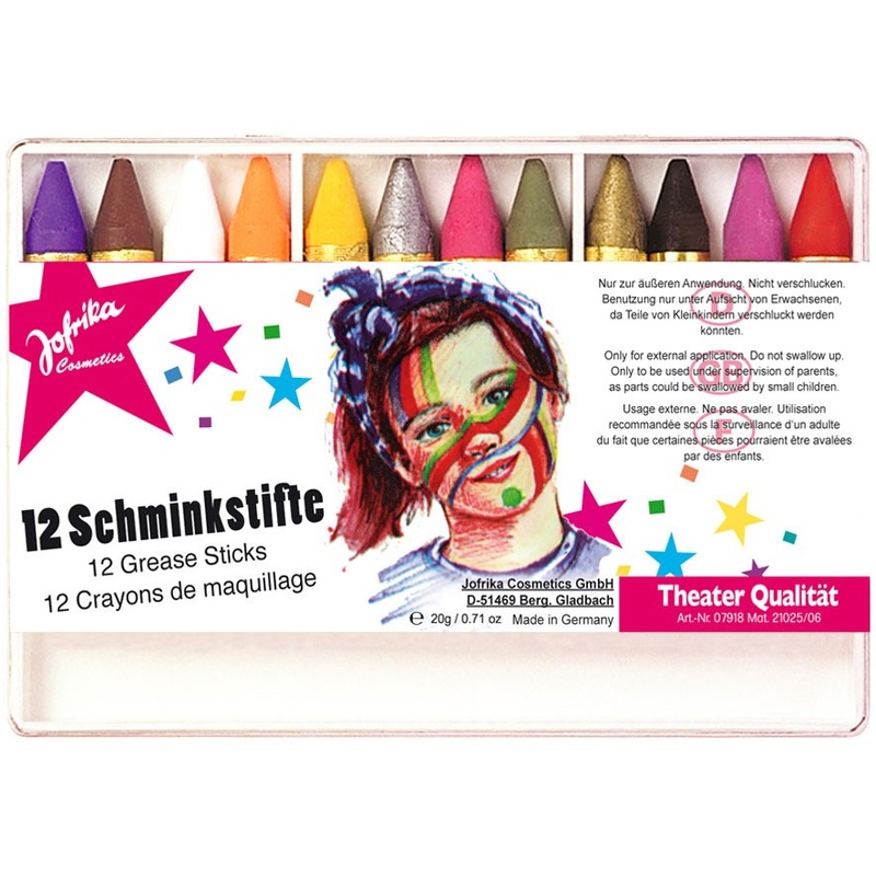 Costume make-up, 12 pieces