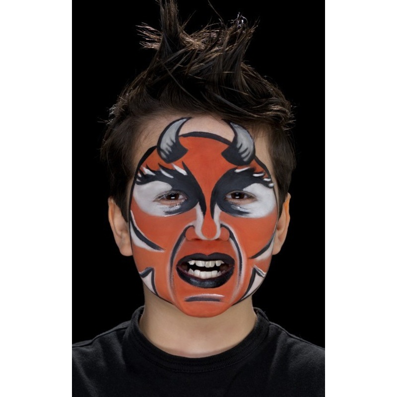 Devilish make-up for face and body