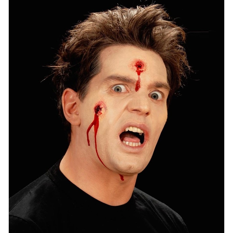 Fake Bullet Wound Effects, Pack of 2