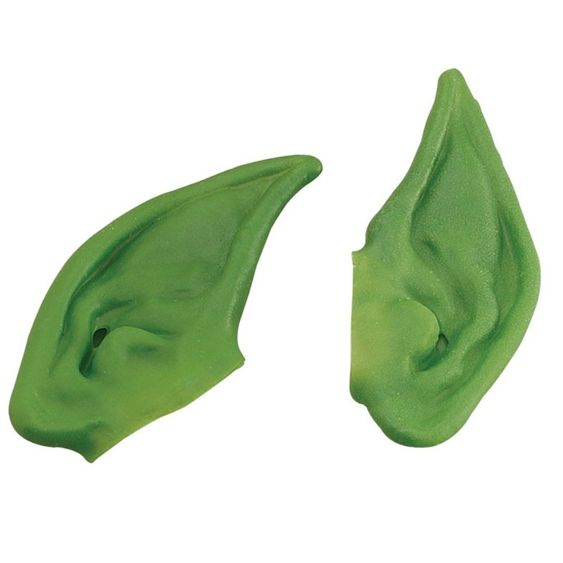 Fantasy Elf Ears in Colors Skin and Green