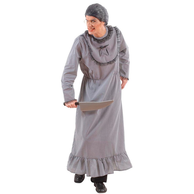 Gray granny costume bad wolf unisex S