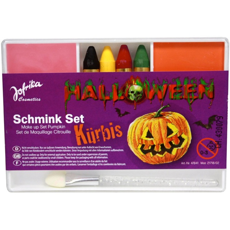 Halloween make up pumpkin