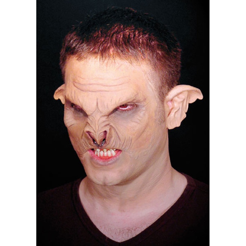 Horror orc ears latex application