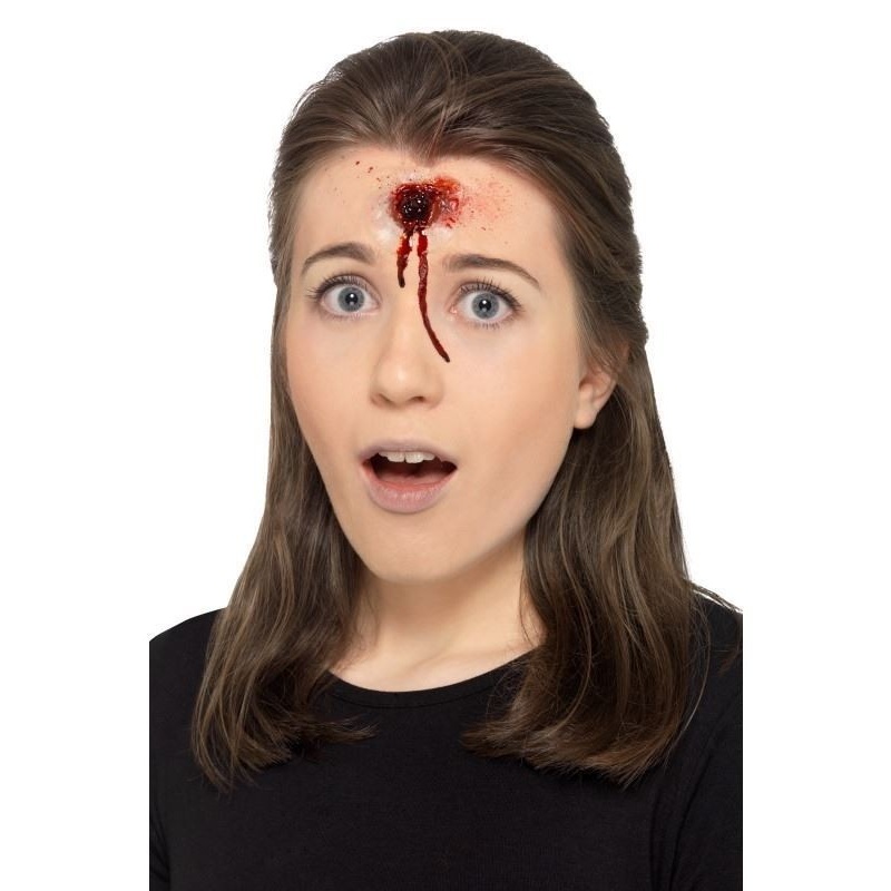 Latex gunshot make-up set