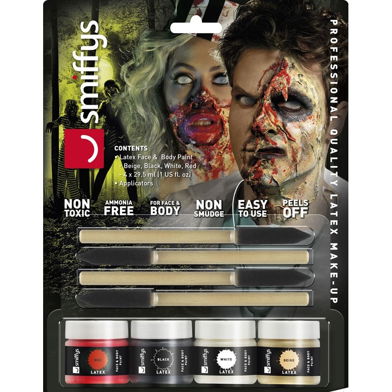 Liquid latex set horror zombie