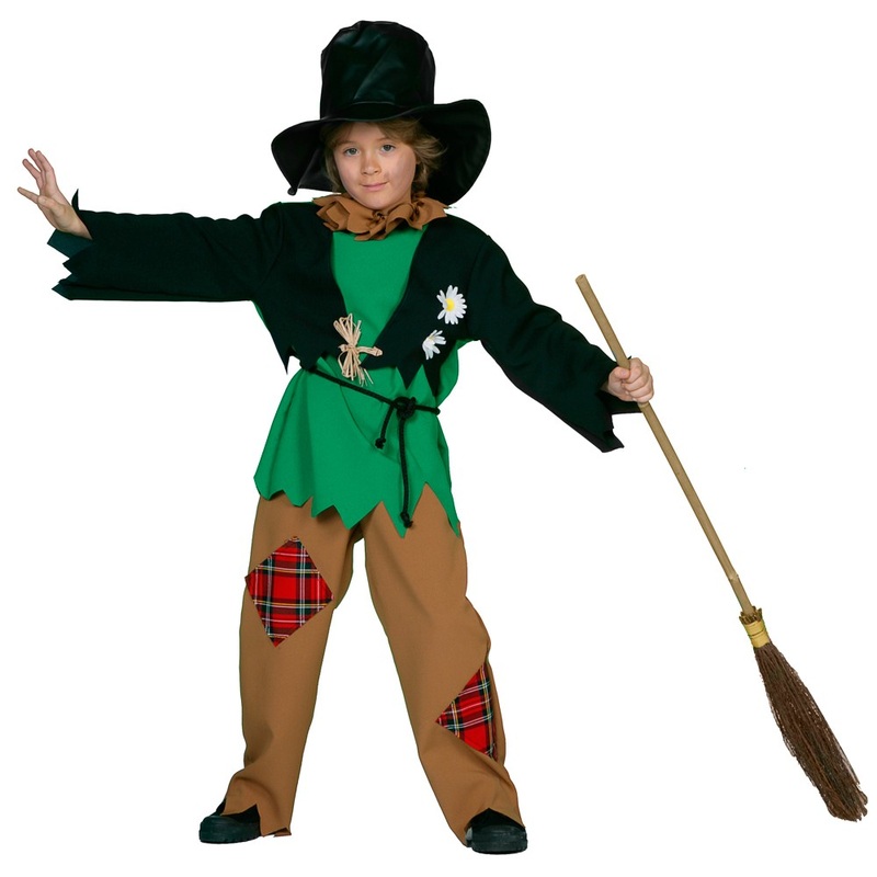 Little scarecrow patchwork child costume 116
