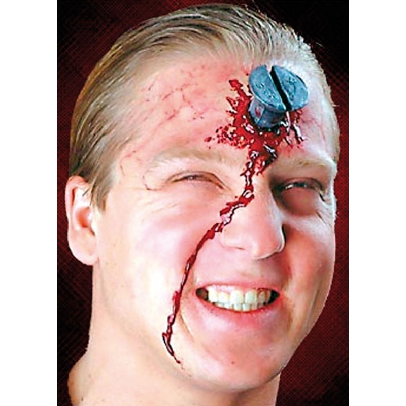 Screw in head injury latex application