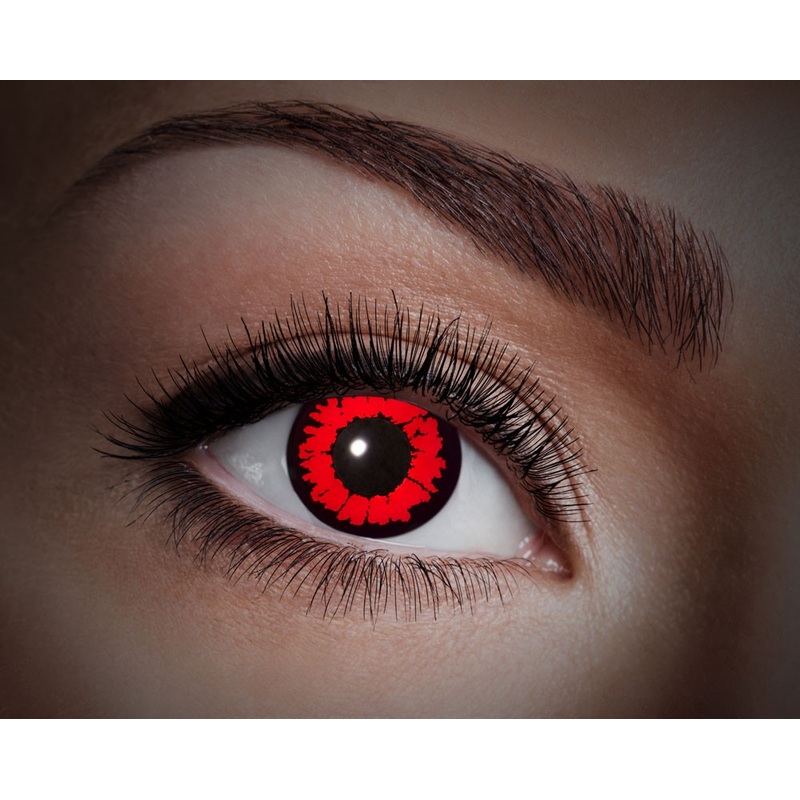 UV annual contact lens Animal Red