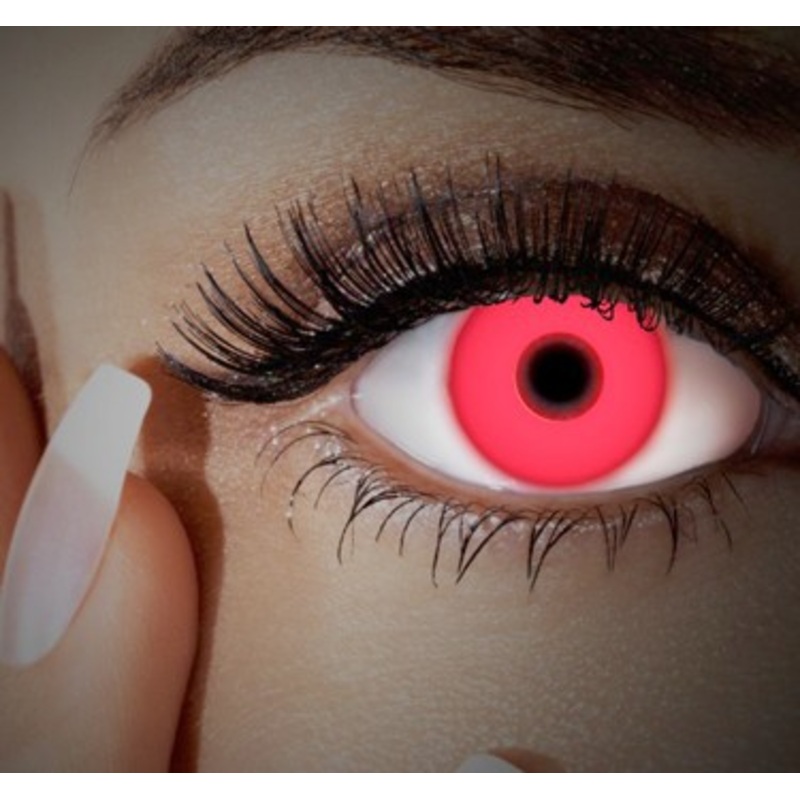 UV contact lens red