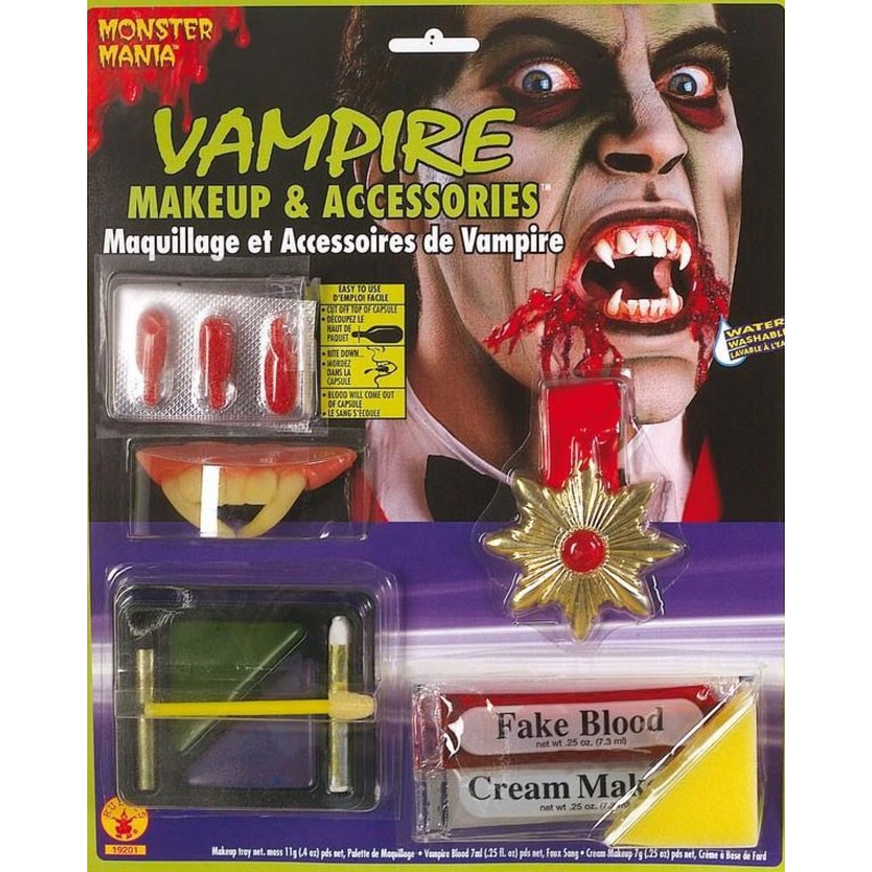 Vampire Lord Make Up Set including accessories