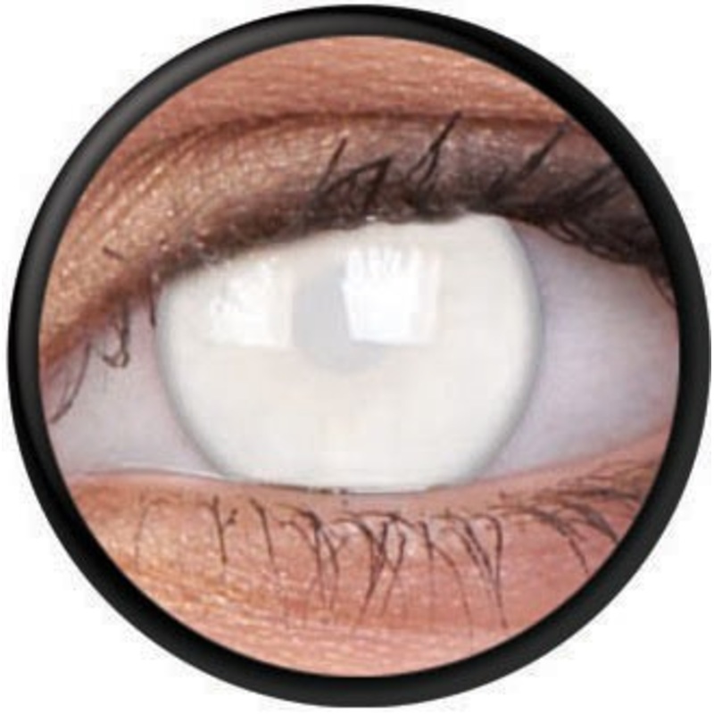 White costume contact lens