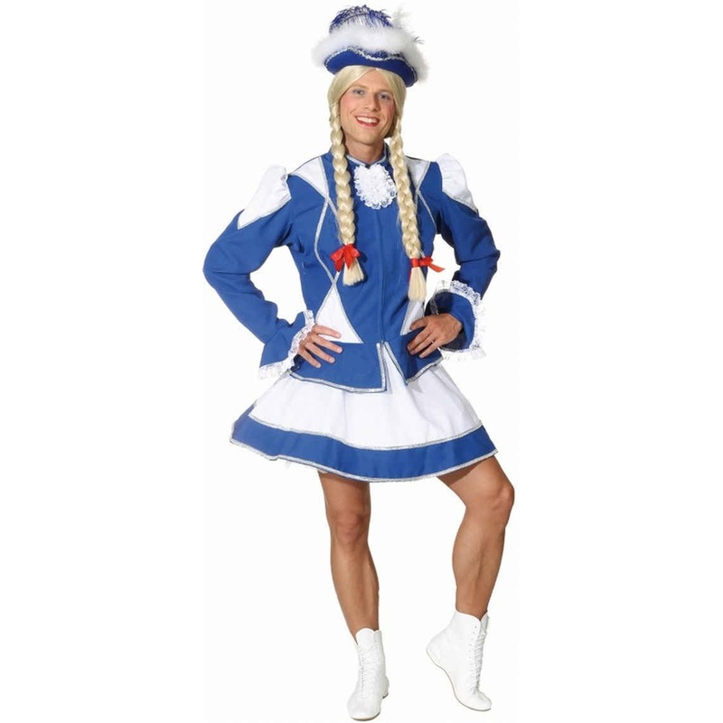 Blue Funkenmarie men's costume 46-48