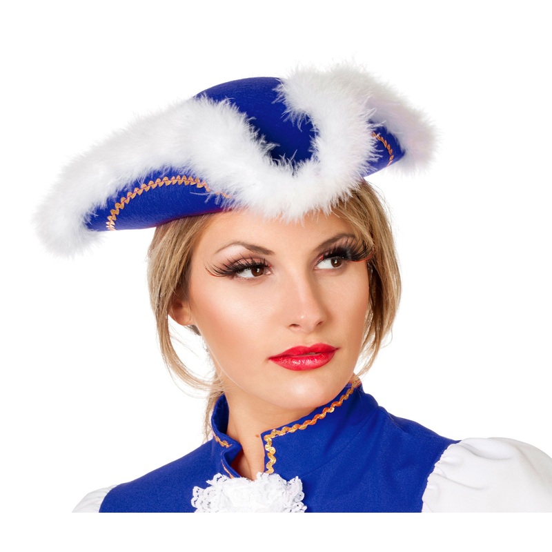 Blue Tanzmariechen hat with plush