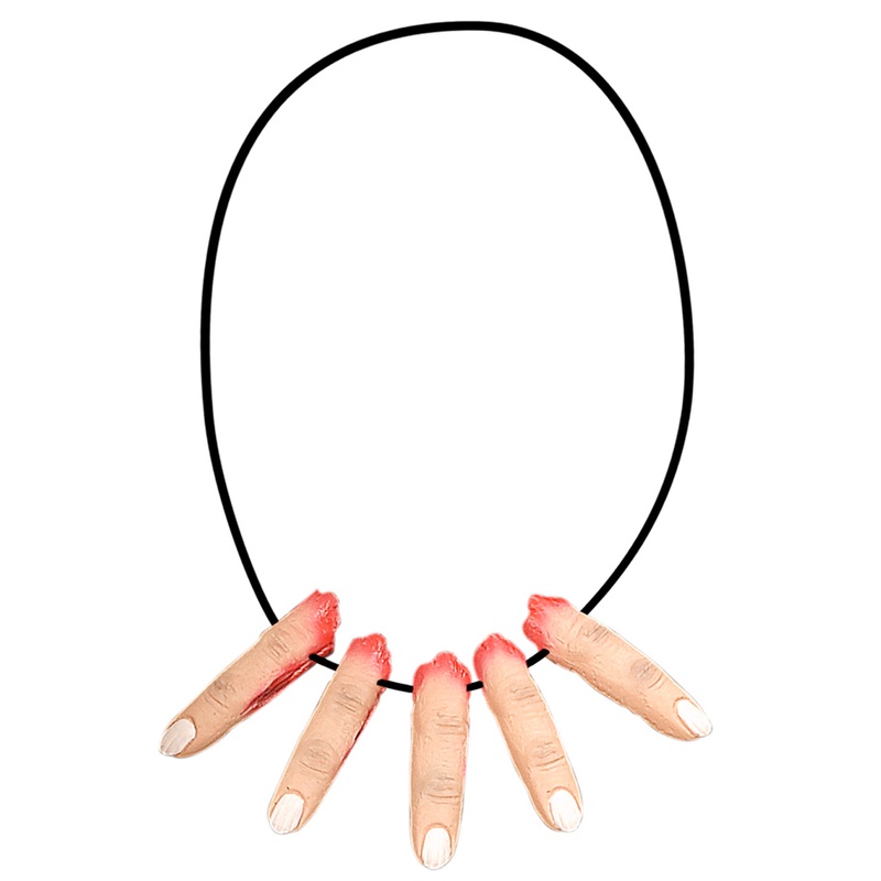 Choppy finger necklace