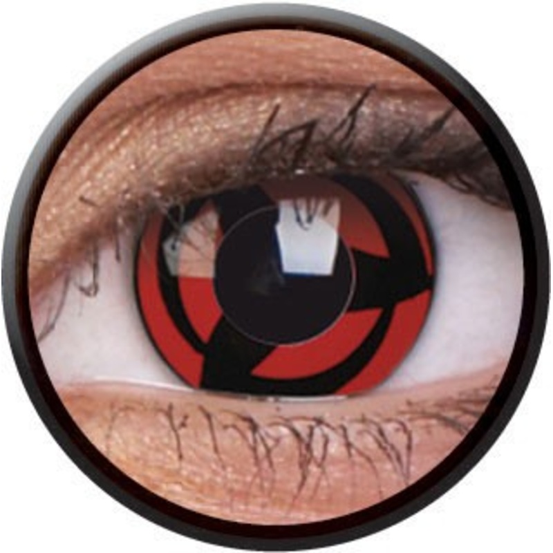 Enchanted Red Manga Contact Lenses