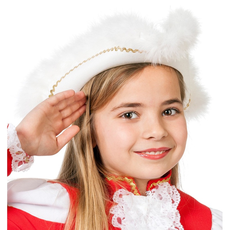 Funkemariechen hat in white
