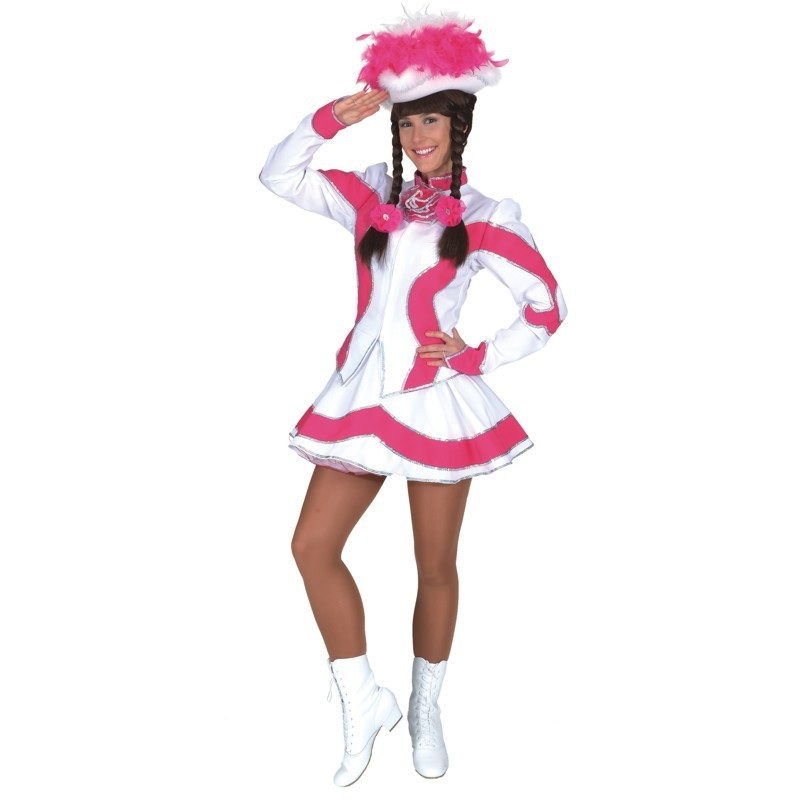 Funkenmarie ladies costume pink white 36