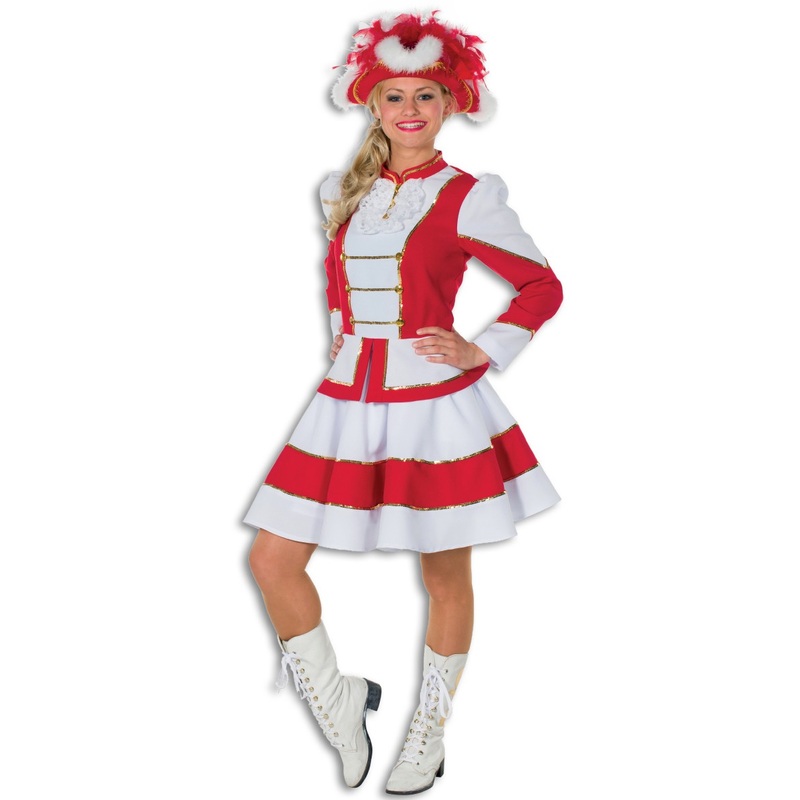 Funkenmariechen Guard Costume Red White 34