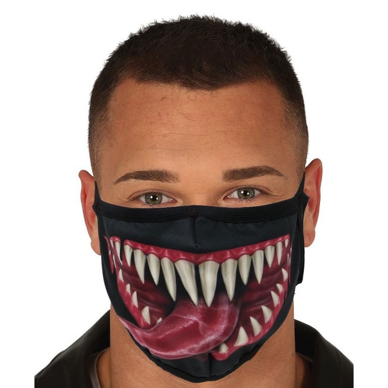 Mouth nose mask monster