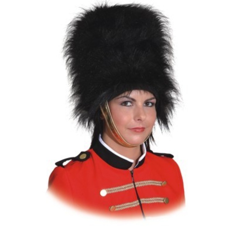 Palace guards black fur hat