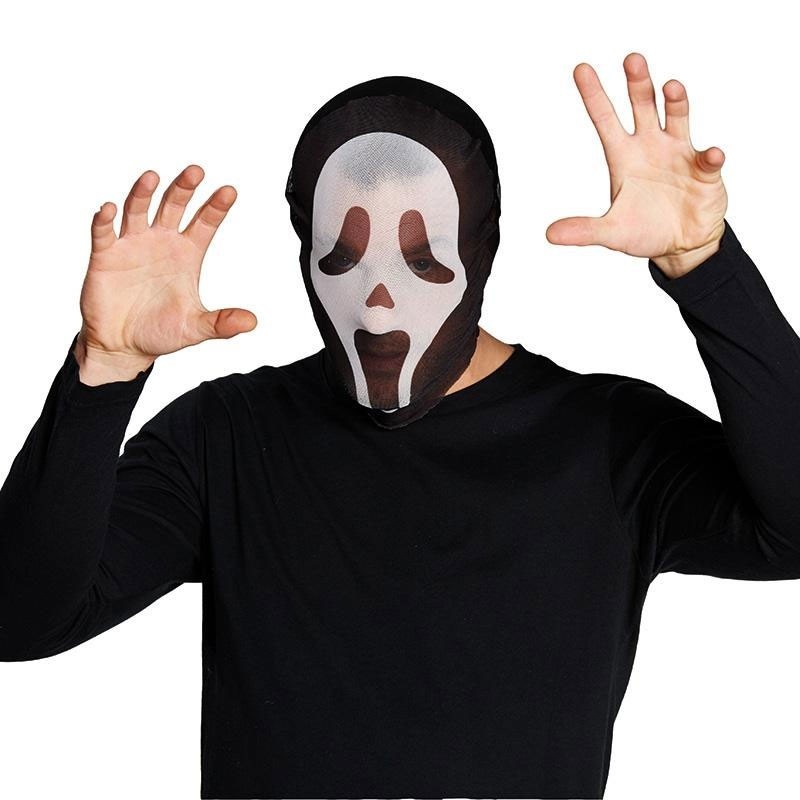 Scream ghost mask made of fabric