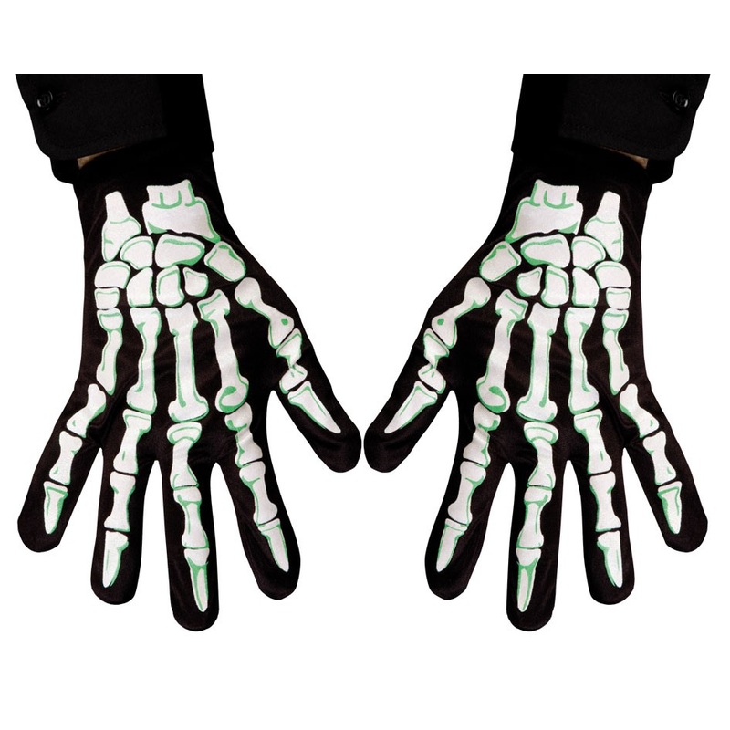 Skeleton gloves bones Halloween grim reaper