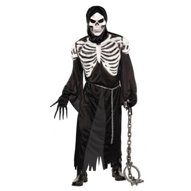 Skeleton robe Mort for men M-L