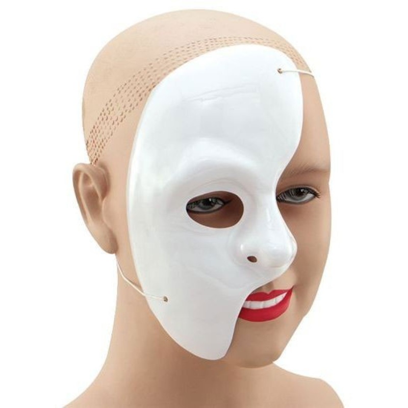 White phantom mask