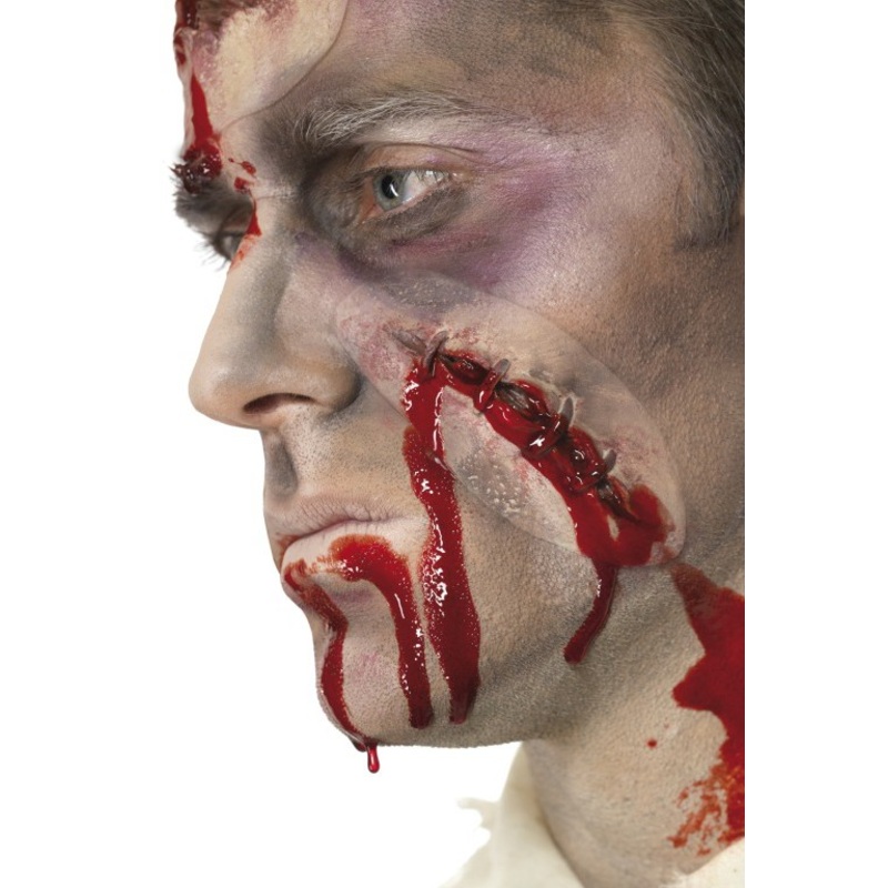 Zombie wound with sutures