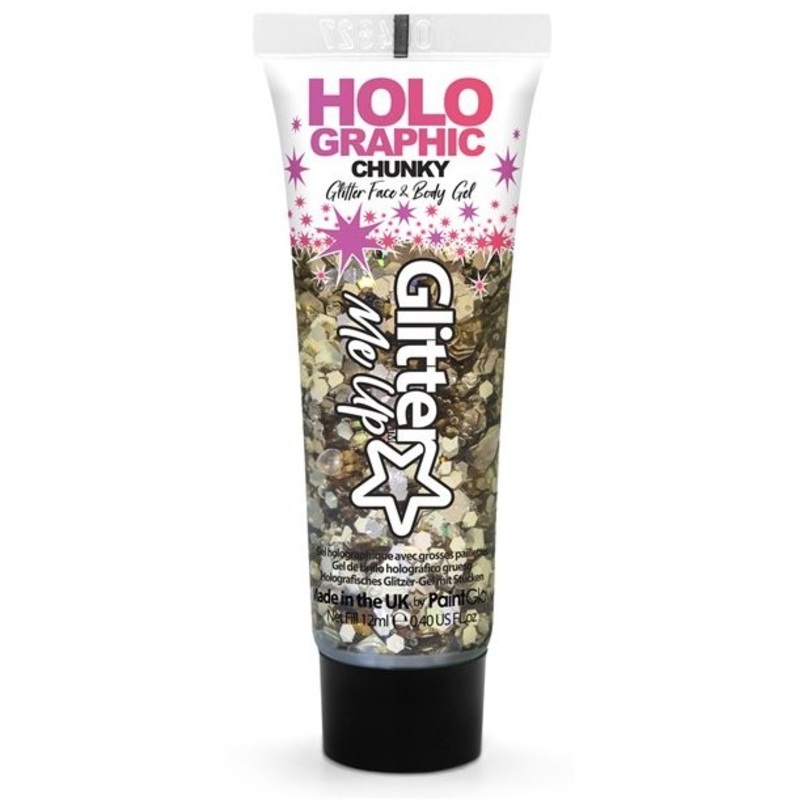Body glitter gel gold 12ml