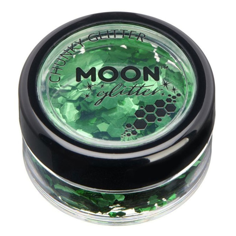 Coarse Chunky Glitter in Green 3g