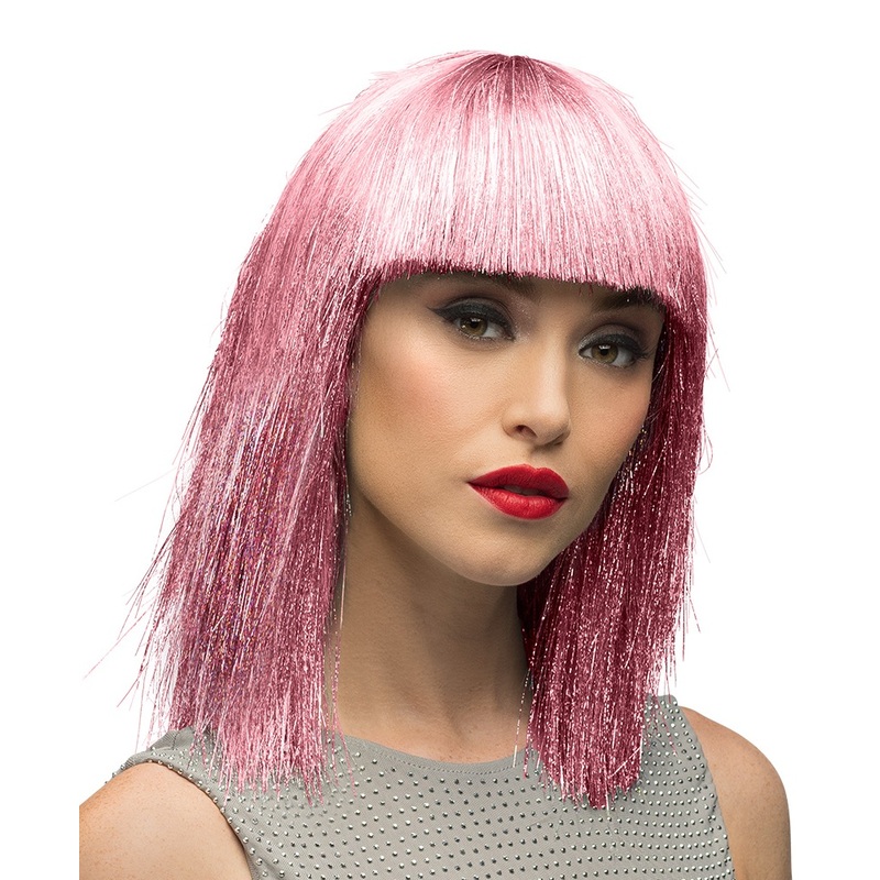 Crazy Pink Ladies Wig