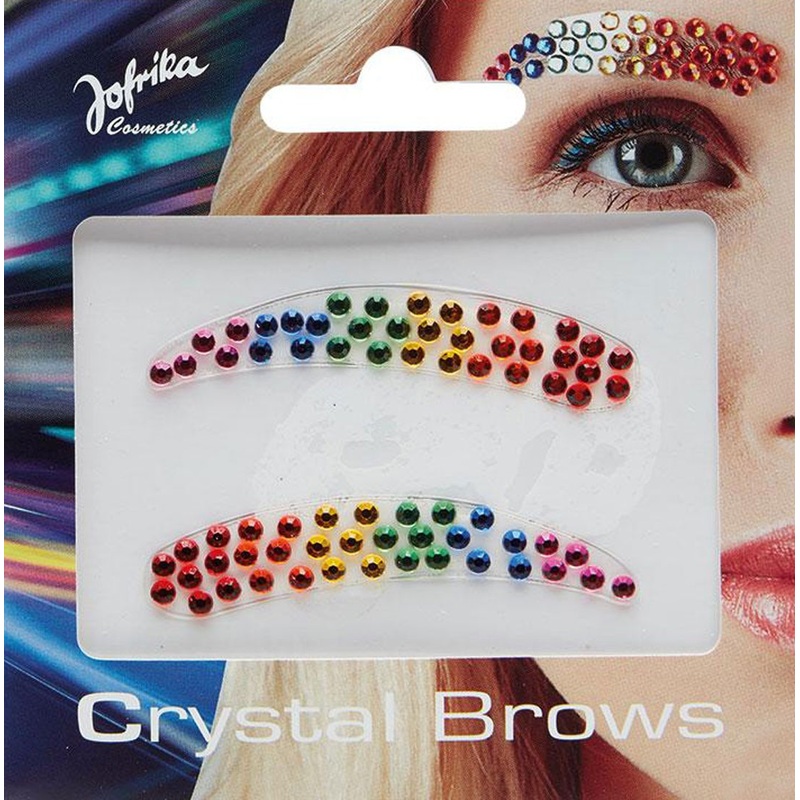 Gemstone Rainbow Eyebrows