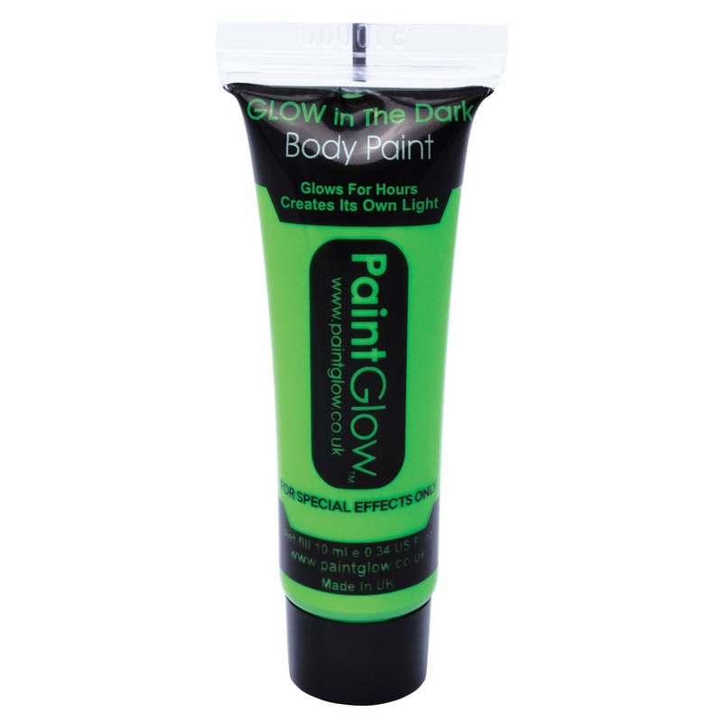 Glow In The Dark - Green face & body paint