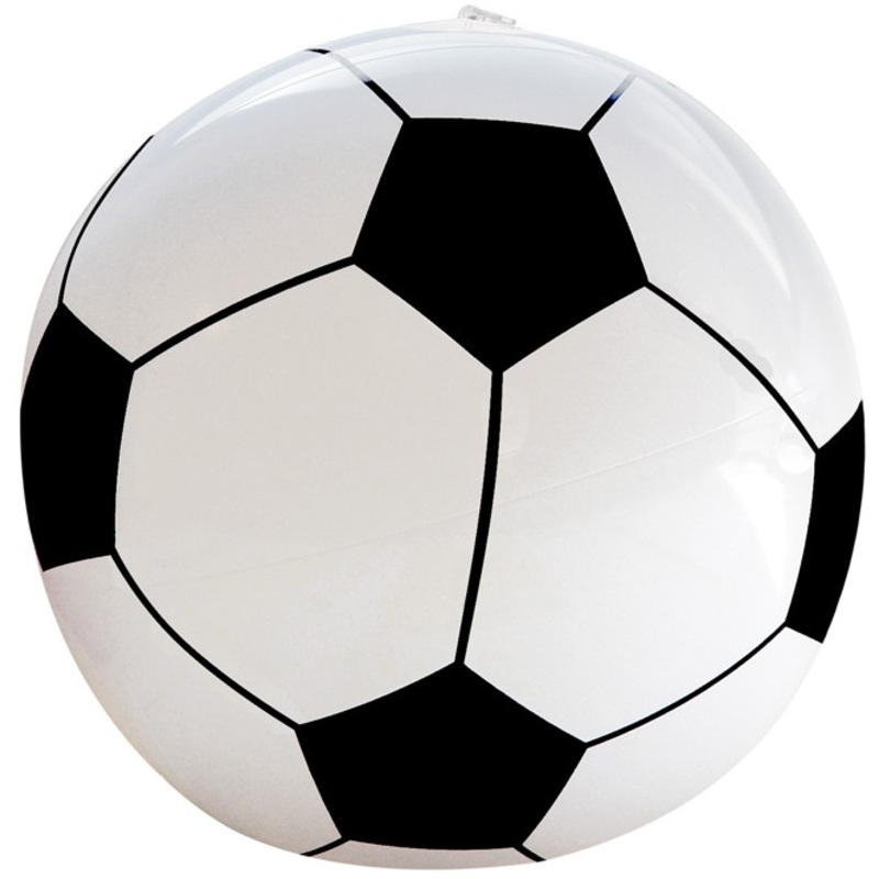 Inflatable party soccer ball