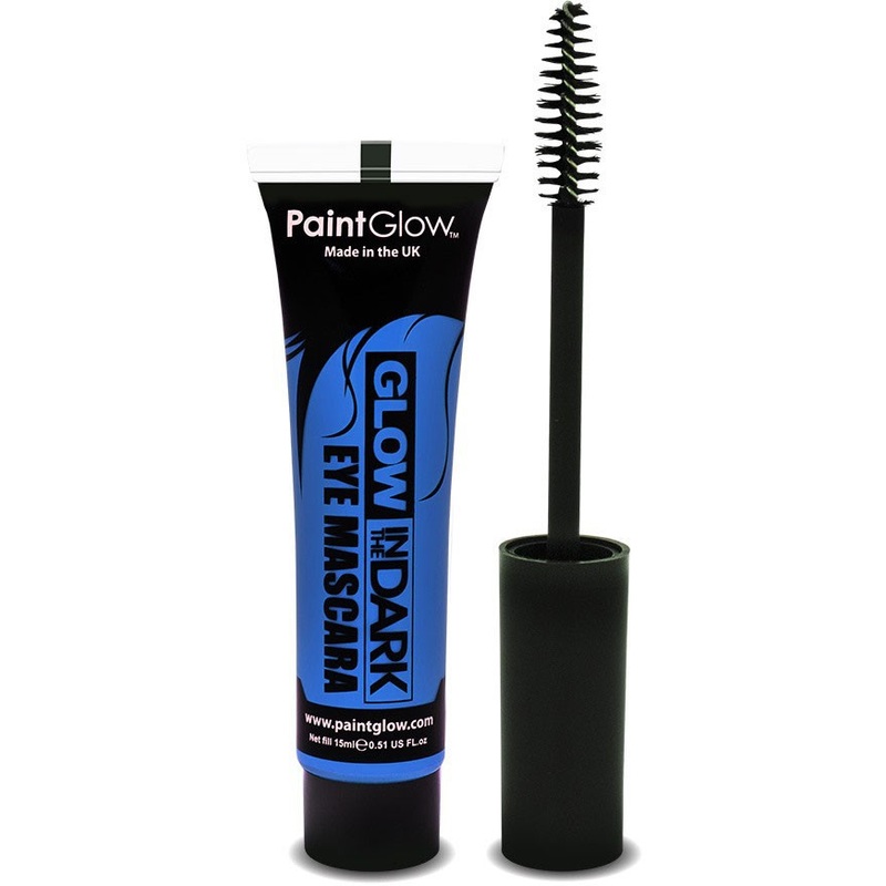 Luminous mascara blue