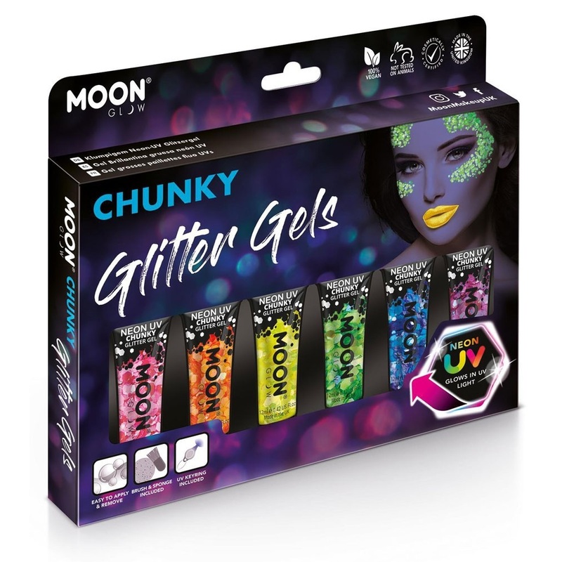 Moon Neon UV Glitter Gel Chunky