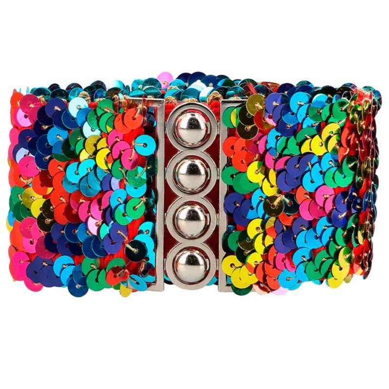 Rainbow Party Sequin Belt