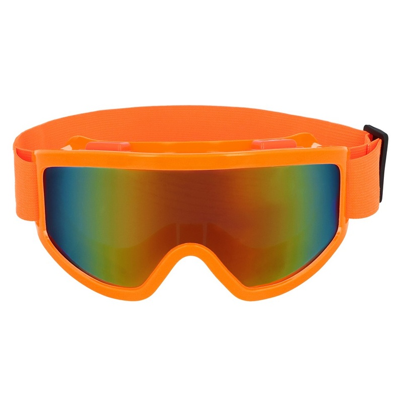 Stoked ski goggles in orange