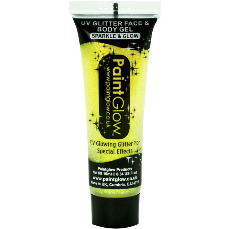 Yellow UV body gel