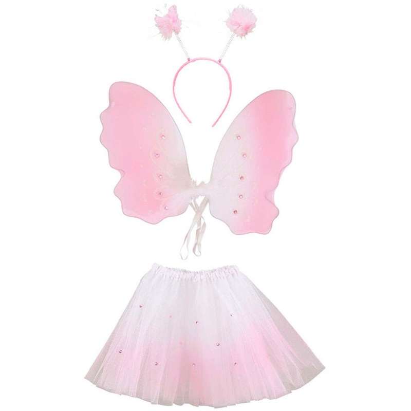 3-piece butterfly costume for girls