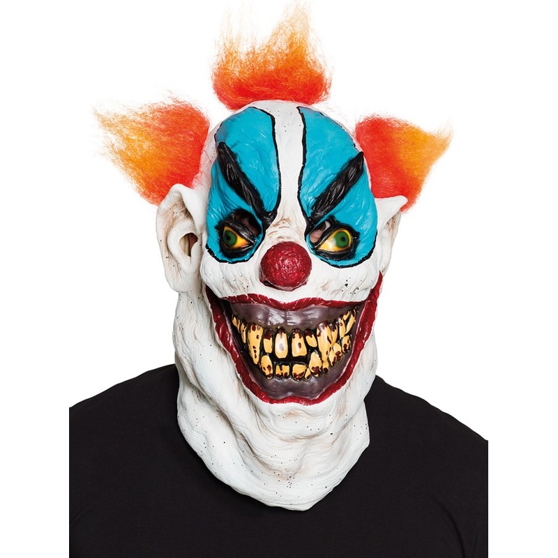 Hairy clown mask Krusty Bunt