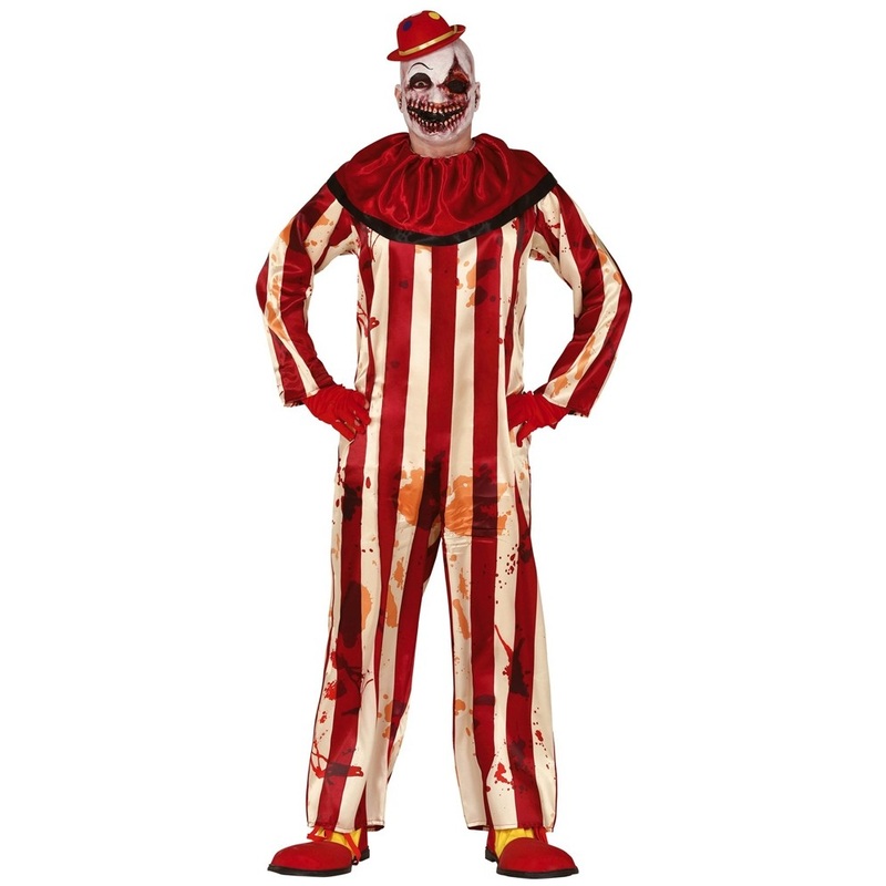 Horror circus clown costume for men M