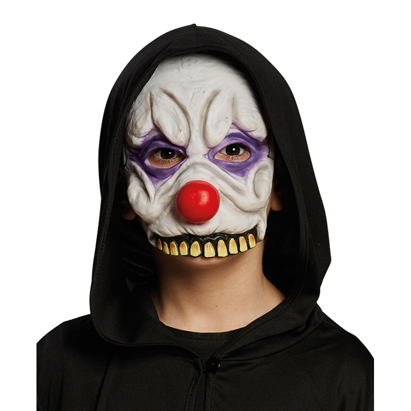 Horror clown half mask