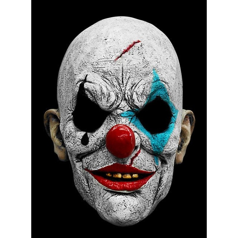 Horror clown mask of nightmares