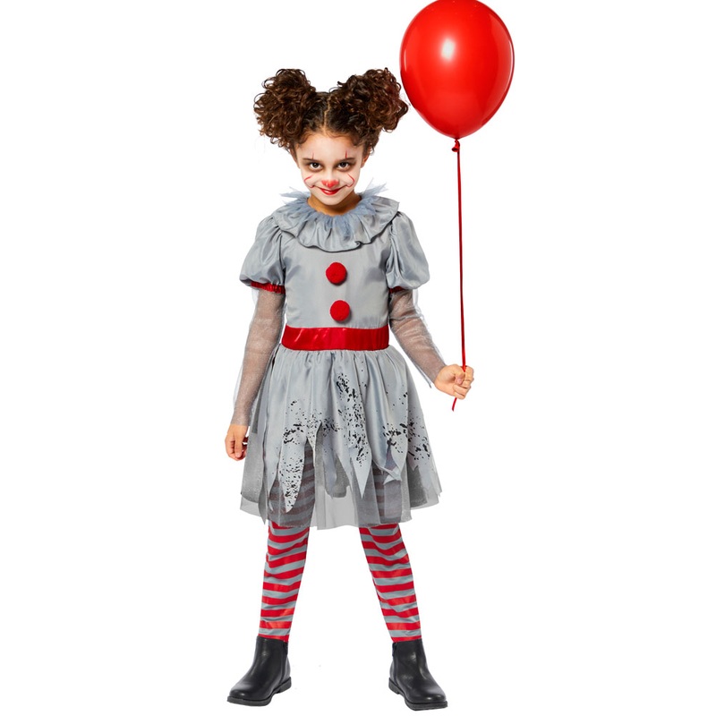 Killer clown costume for girls