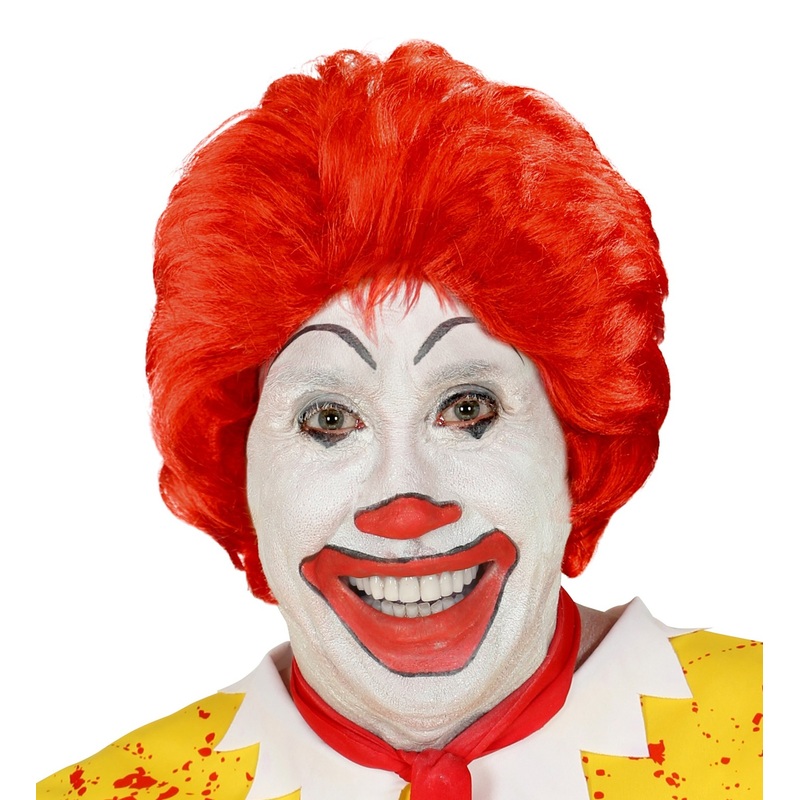 Mc killer horror clown wig