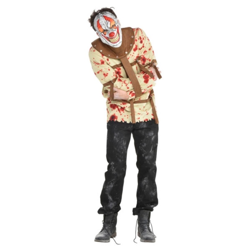 Men's Psycho Clown Horror Costume