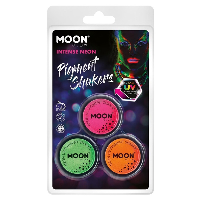 Neon UV makeup pigment shaker